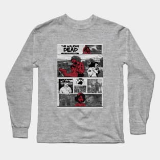 Telltale The walking Dead Game - Lee and clem Long Sleeve T-Shirt